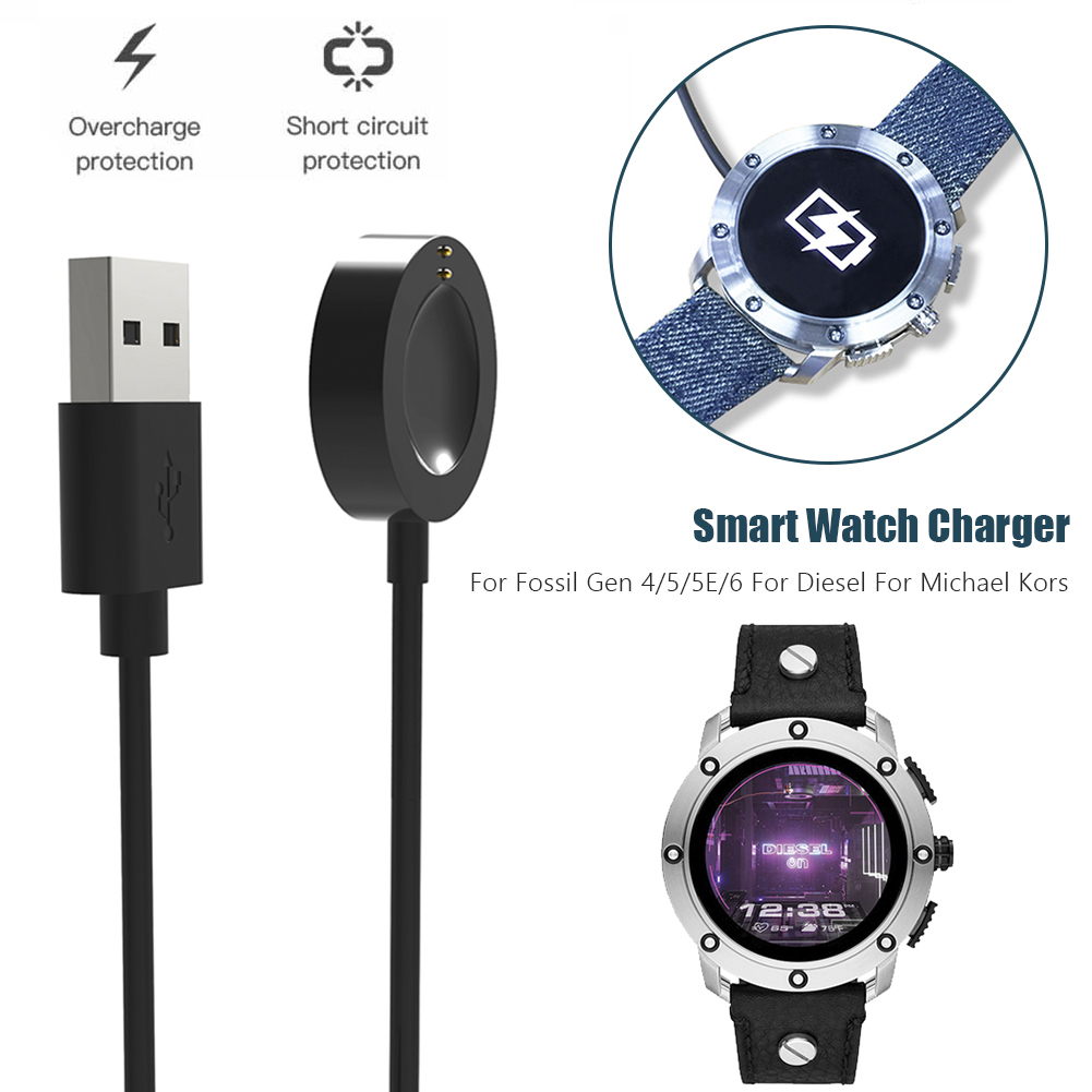 Smartwatch Charging Cable for  - Fossil Watches Smartwatch Gen 5 review and price