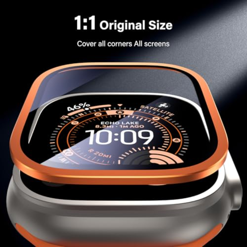 2PCS HD Metal Tempered Glass F - Smartwatch Watches For Women review and price