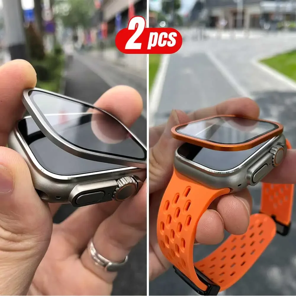 2PCS Titanium Metal Frame for  - Smartwatch Watches For Women review and price