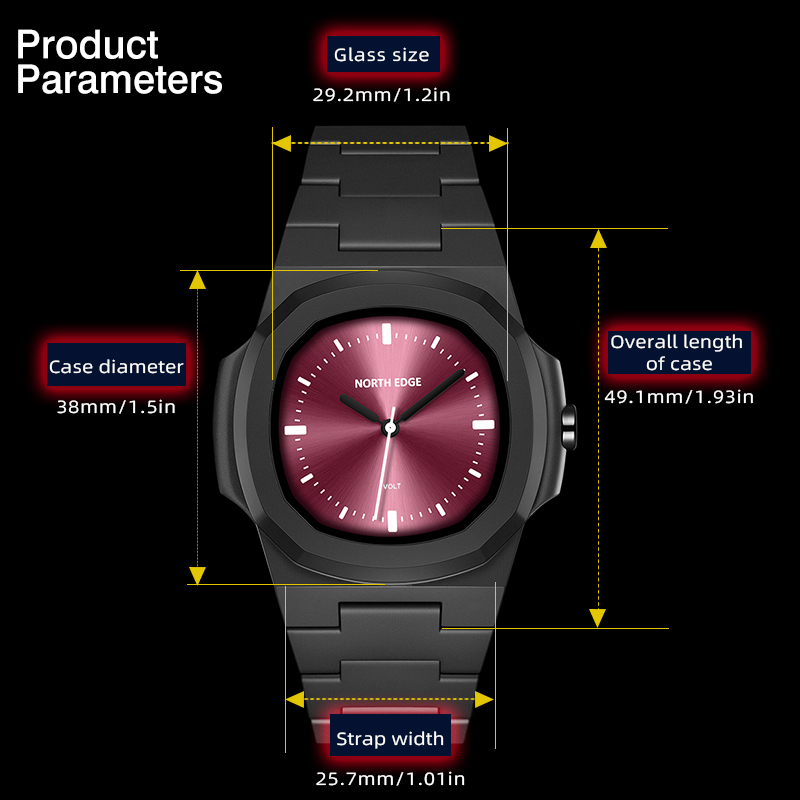 NORTH EDGE Watch for Man New V - Waterproof Diving Watch review and price