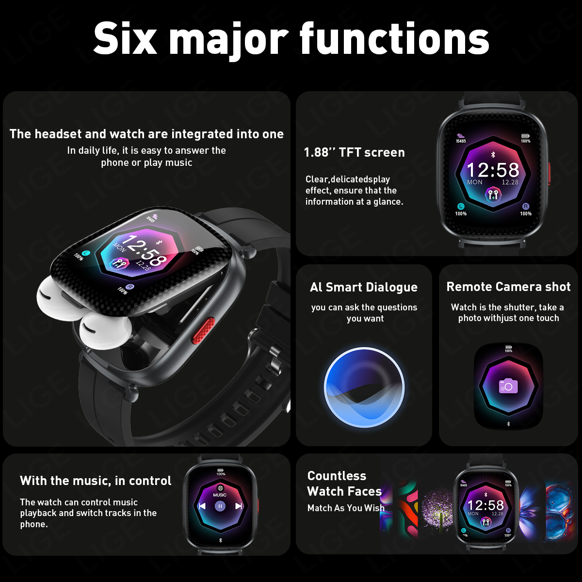2 In 1 TWS Headset Smart Watch - Smartwatch Noise Watches For Women review and price