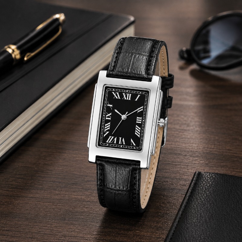 Business Men Analog Quartz Wat - Smartwatch Square Watches For Men review and price