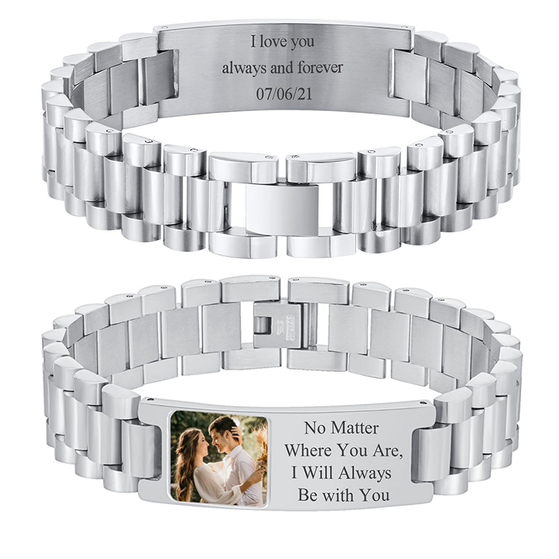 Custom Picture Text Bracelet W - Smartwatch Sports Watches For Men review and price