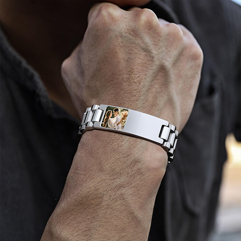 Custom Picture Text Bracelet W - Smartwatch Sports Watches For Men review and price