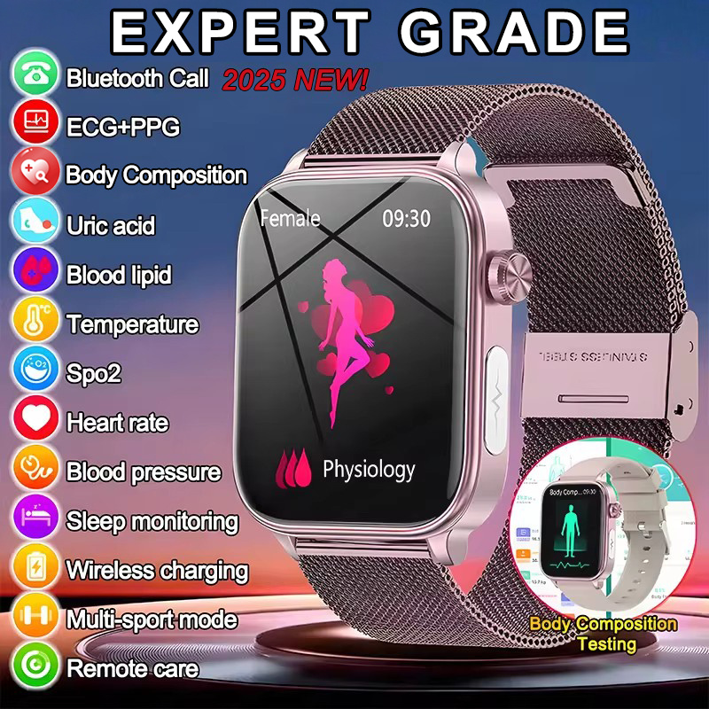 2025 New ECG+PPG Monitoring Sm - Smartwatch New Watches For Women review and price