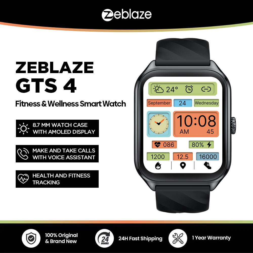 New Zeblaze GTS 4 Voice Callin - Smartwatch Health Watches review and price
