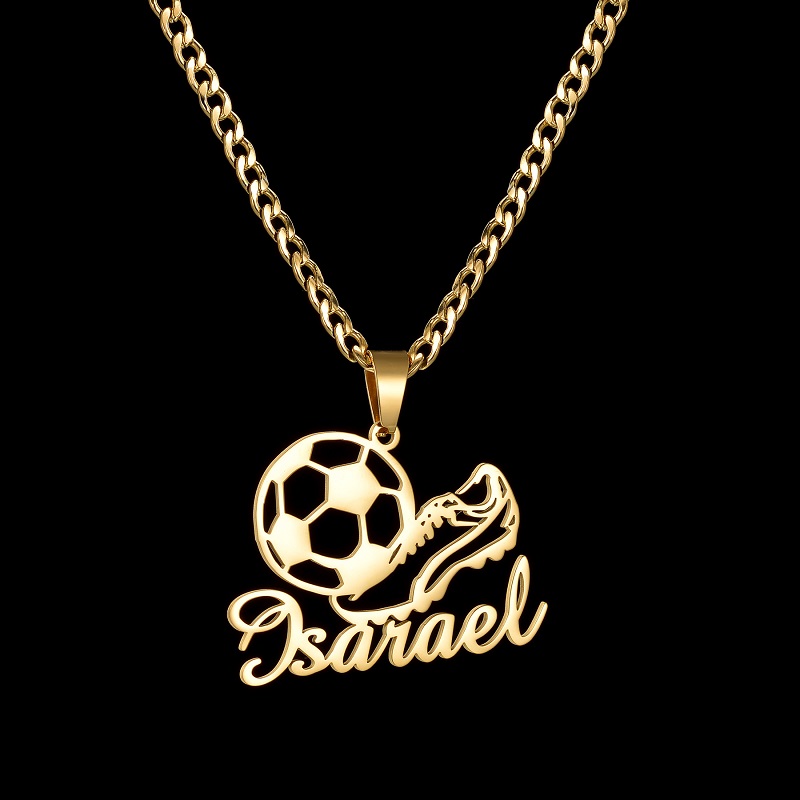 Custom Name Necklace Football  - Smartwatch Sports Watches For Men review and price