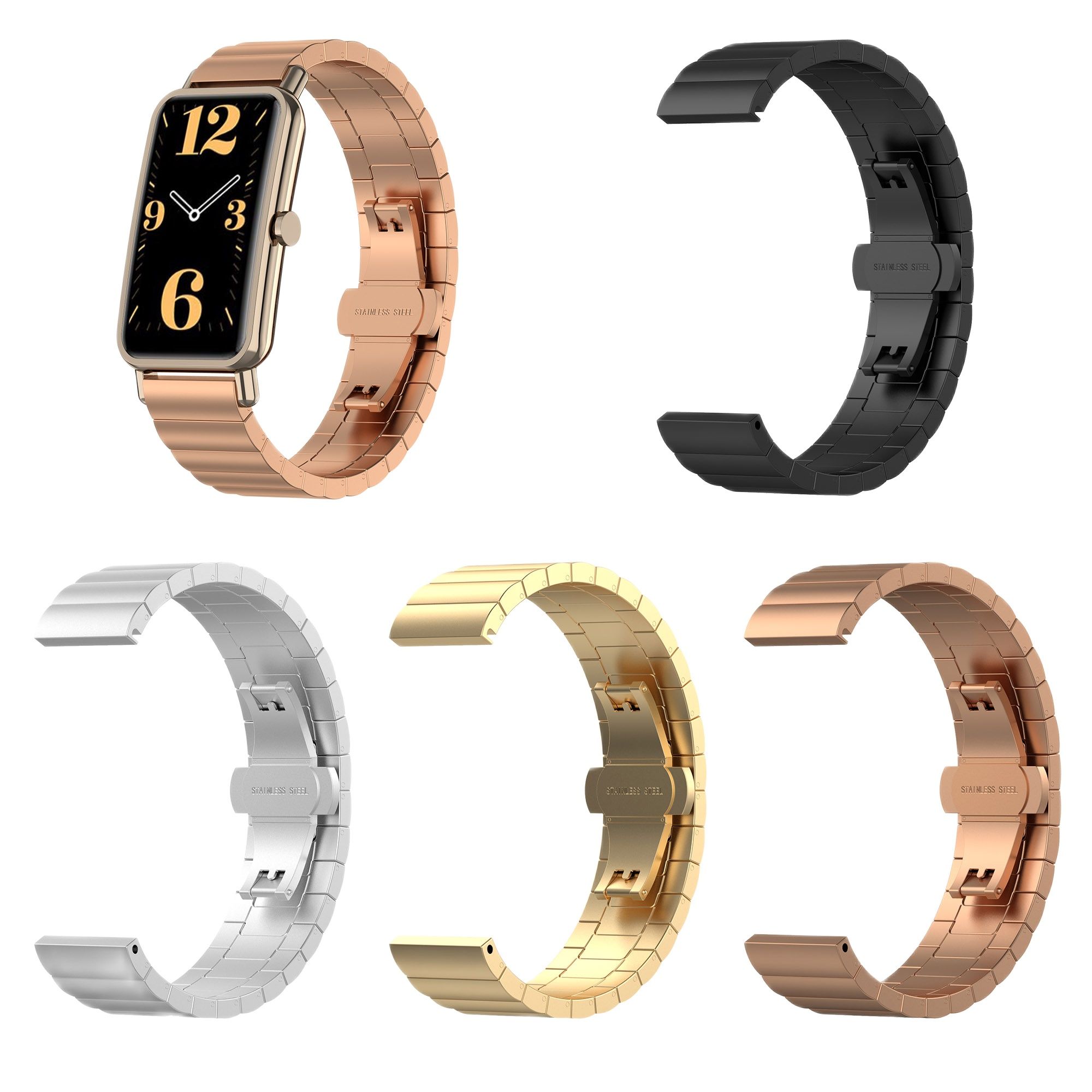 16mm Stainless Steel wristband - Timex Watches Smartwatch review and price