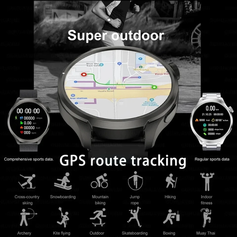 DK69 GPS Track Smart Watch 1.8 - Smartwatch Health Watches review and price