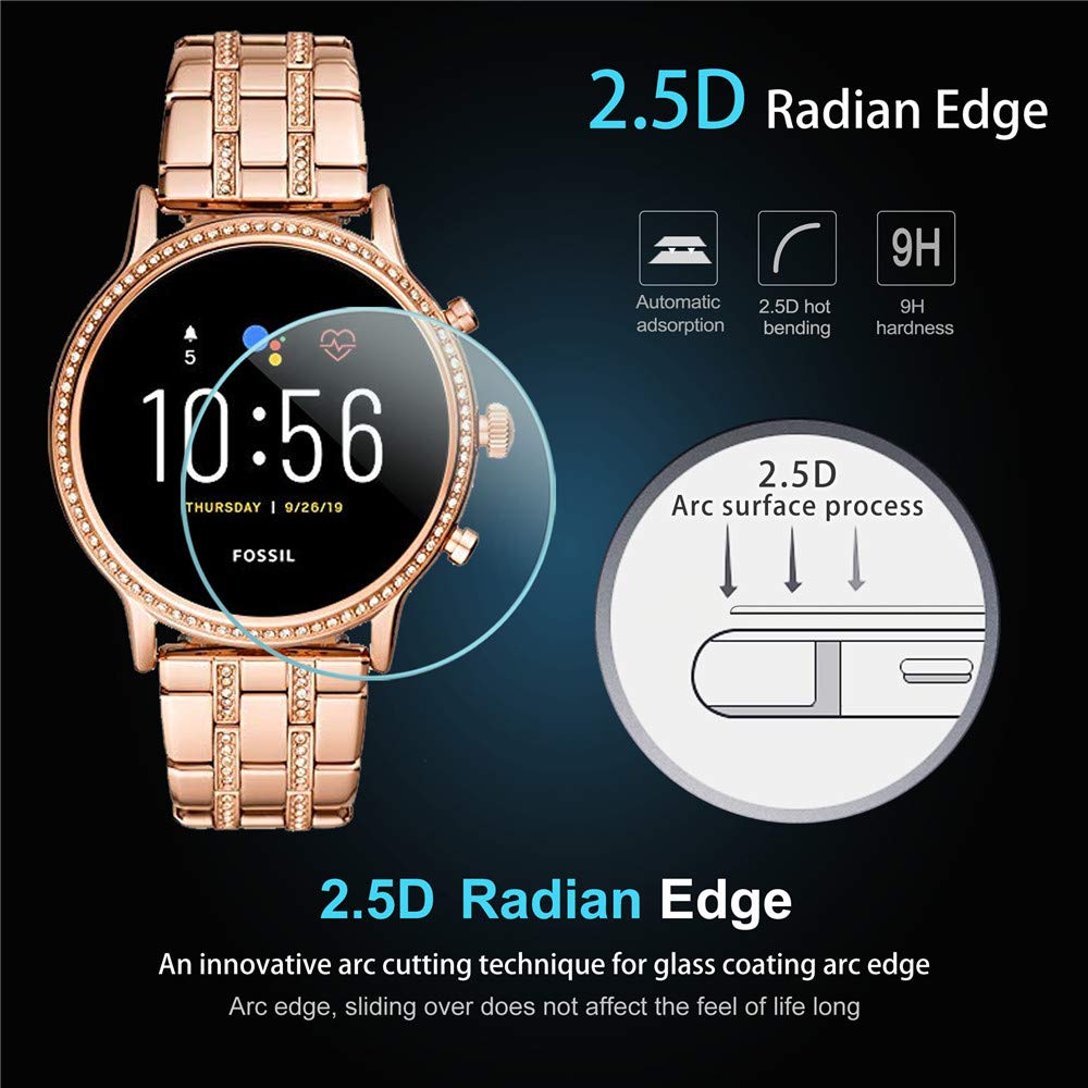 2PCS Tempered Glass For Fossil - Fossil Watches Smartwatch Gen 5 review and price