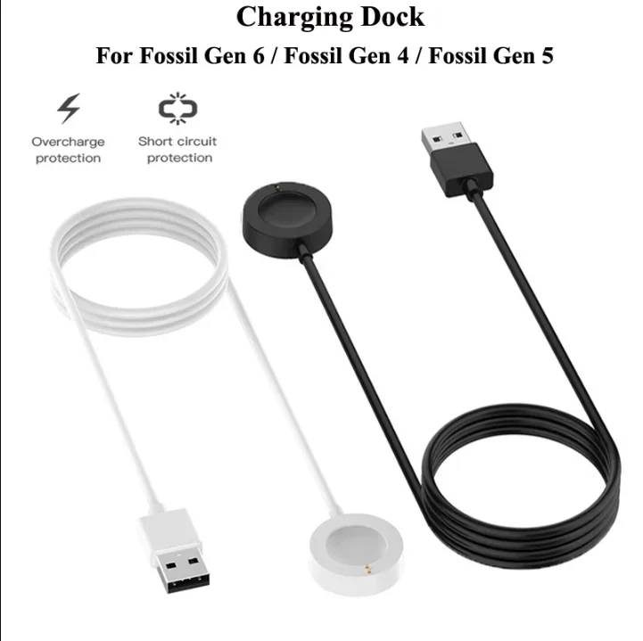 USB Magnetic Fast Charger Dock - Fossil Watches Smartwatch Gen 5 review and price