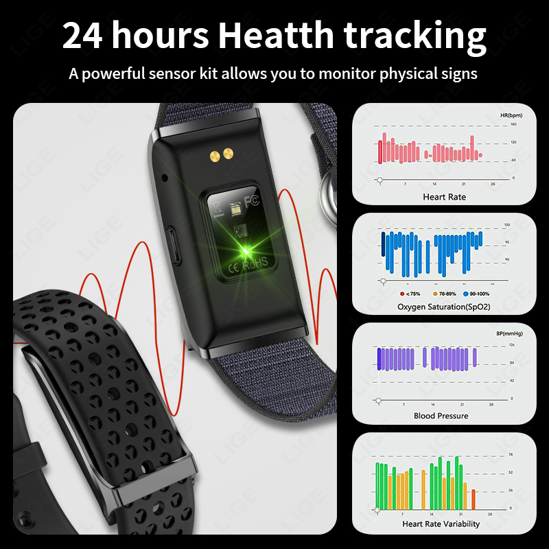 LIGE Smart Watch Heart Rate Bl - Smartwatch Watches Price review and price