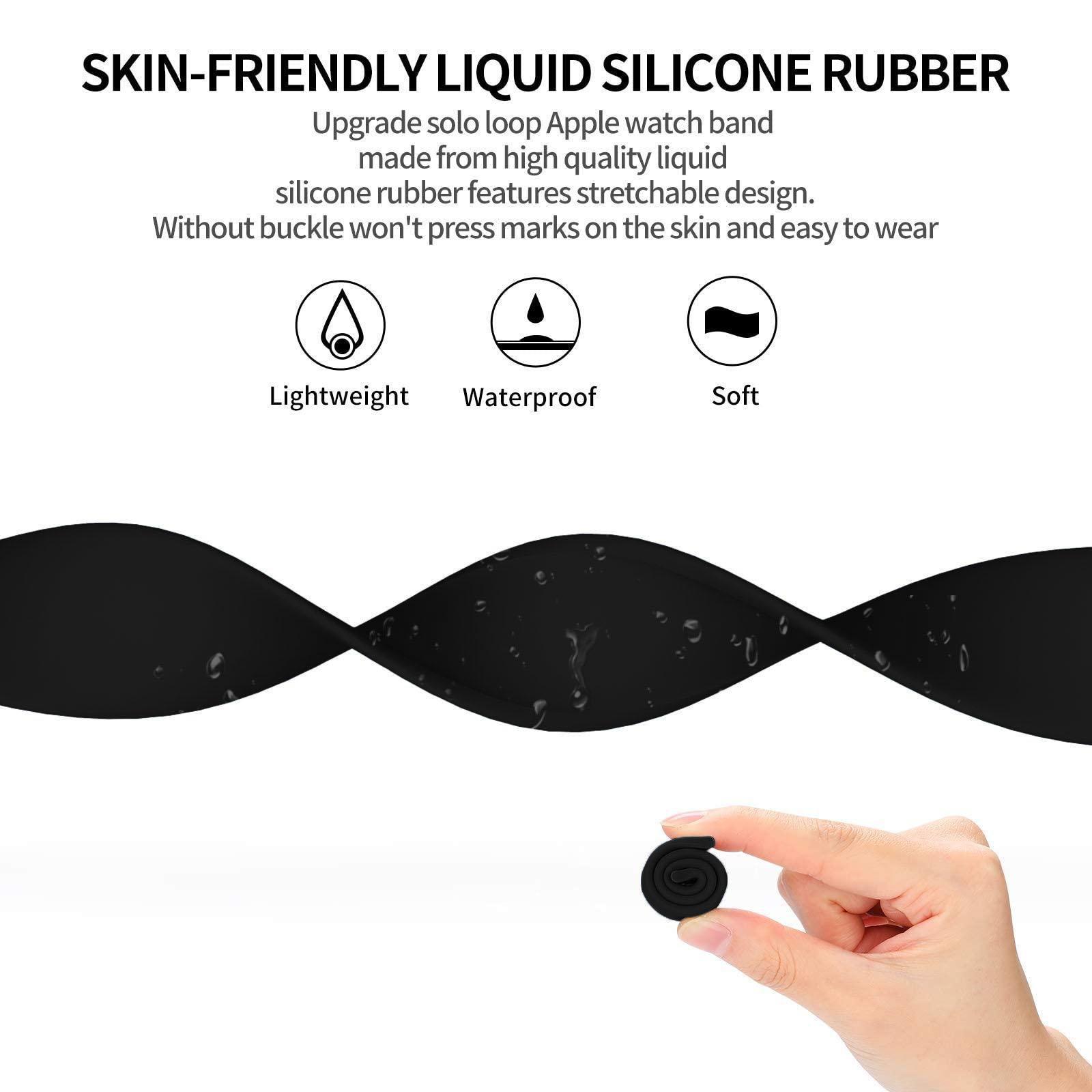 Solo Loop silicone for apple W - Silicone Sport Band review and price
