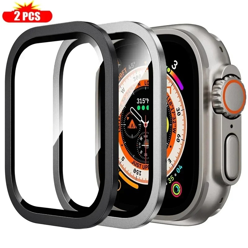 2PCS Tempered Glass for Apple  - Smartwatch Watches For Women review and price