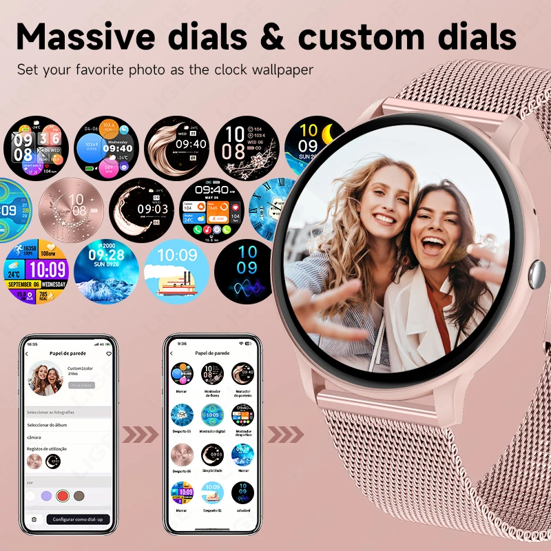 LIGE Bluetooth Call Smart Watc - Smartwatch Ladies Watches For Women review and price