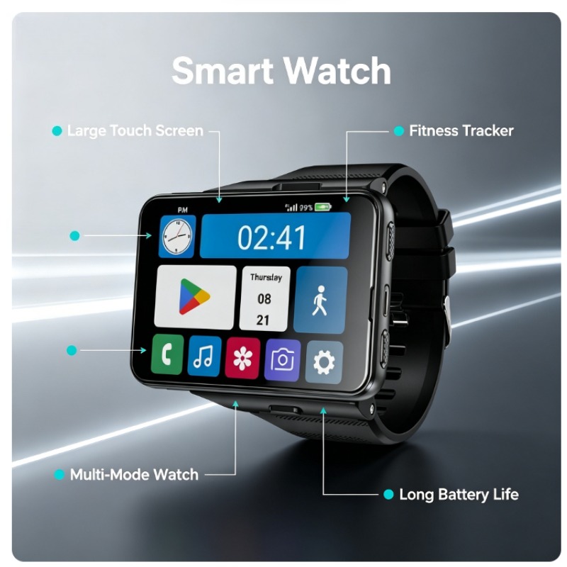 S999 Plus Smart Watch, 4G Andr - Smartwatch Watches For Women review and price