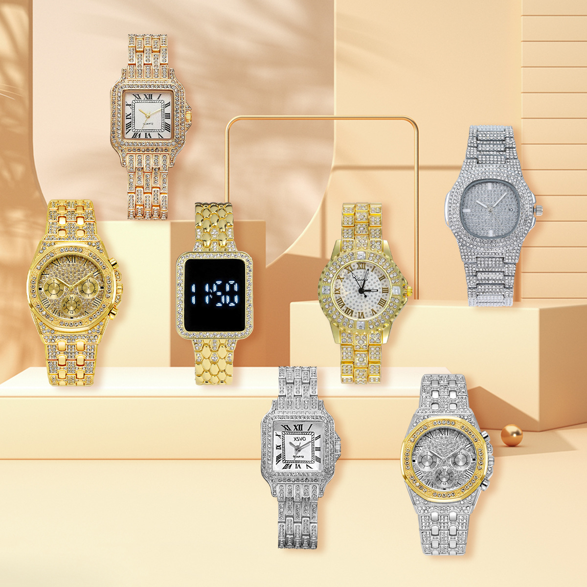 Men 7‑Pcs Watch Trend‑Forward  - Smartwatch Trending Watches For Men review and price