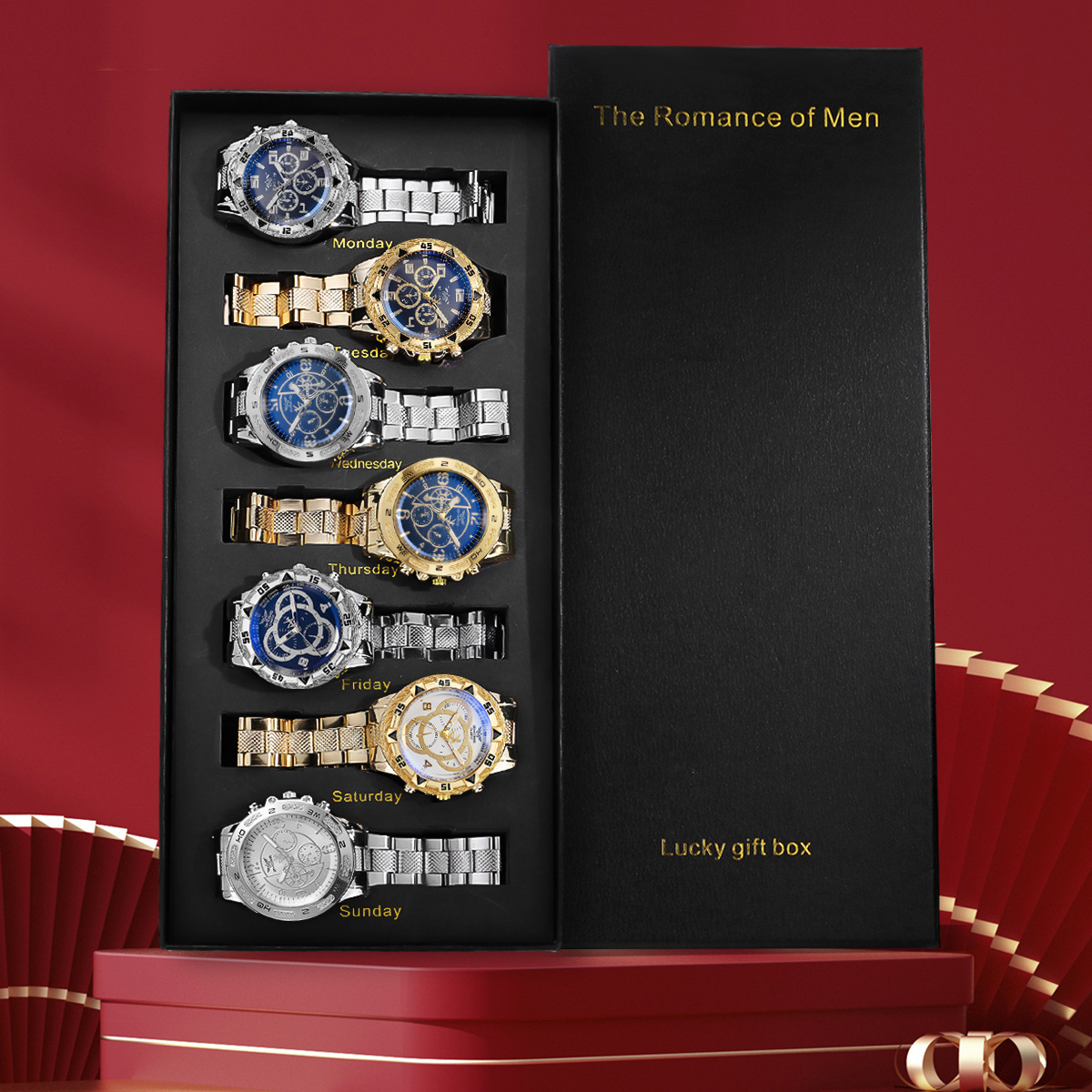 Men 7‑Pcs Watch Trend‑Forward  - Smartwatch Trending Watches For Men review and price