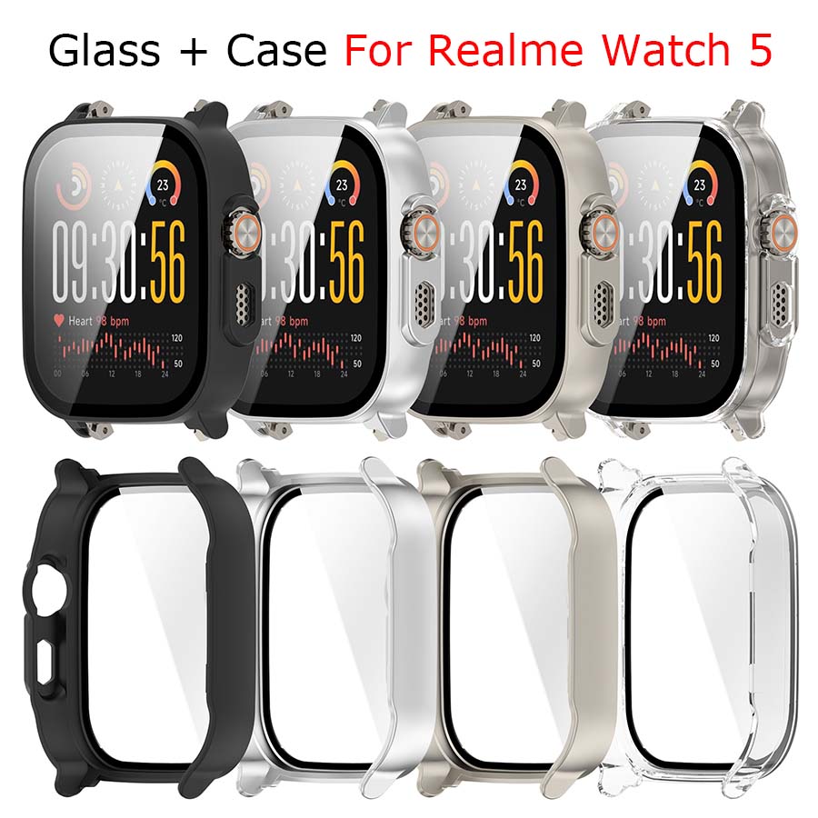 Hard PC+Tempered Glass Case Fo - Watch S Realme review and price
