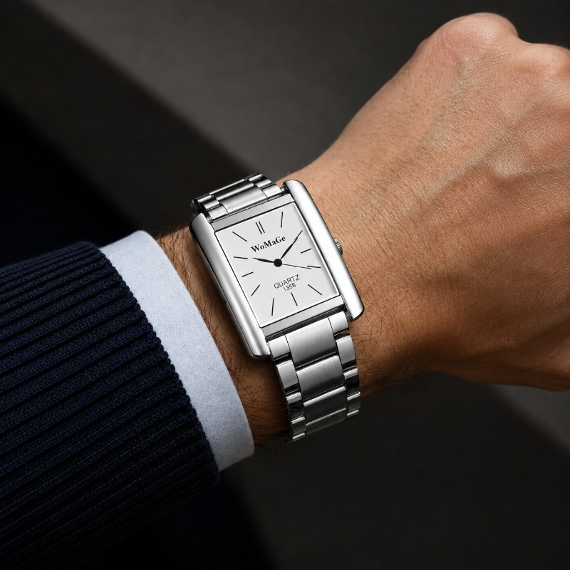 Business Men Watch Fashion Squ - Smartwatch Square Watches For Men review and price