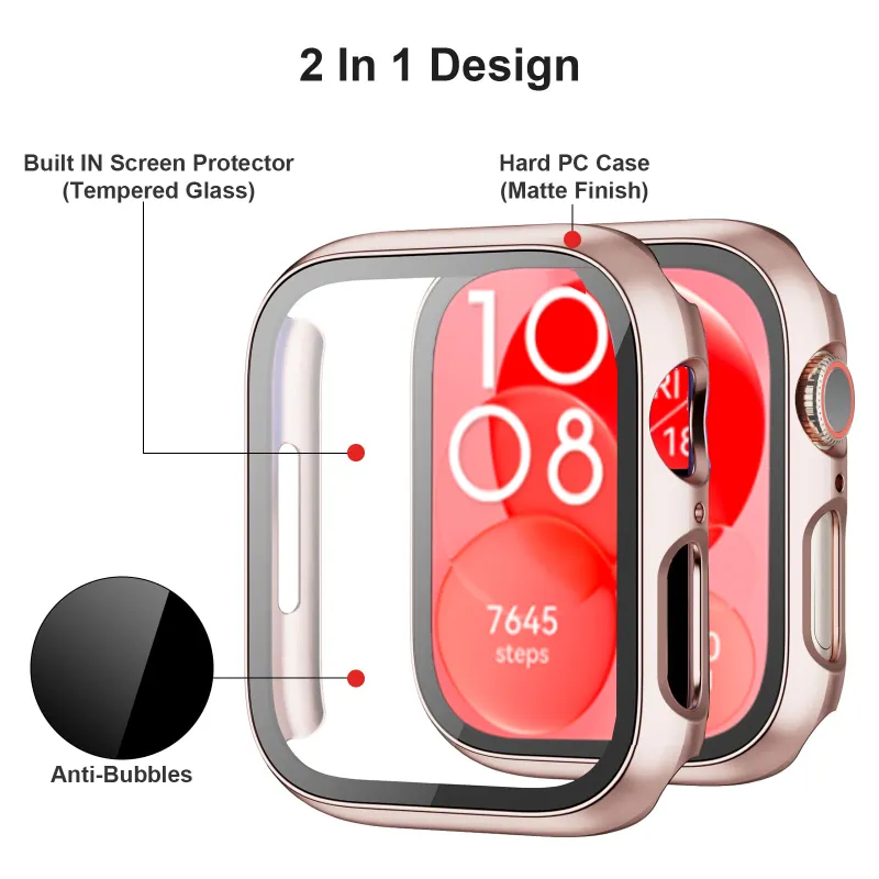 Glass+PC Case for Huawei Watch - Huawei Smartwatch Watch Fit review and price