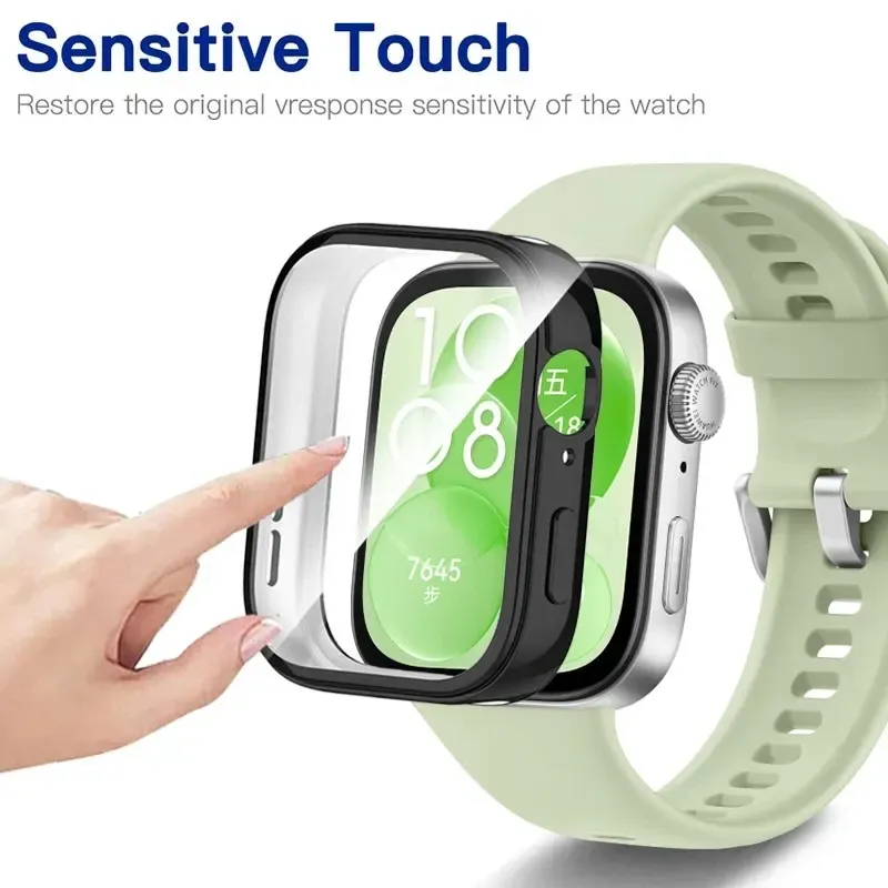 Glass+PC Case for Huawei Watch - Huawei Smartwatch Watch Fit review and price