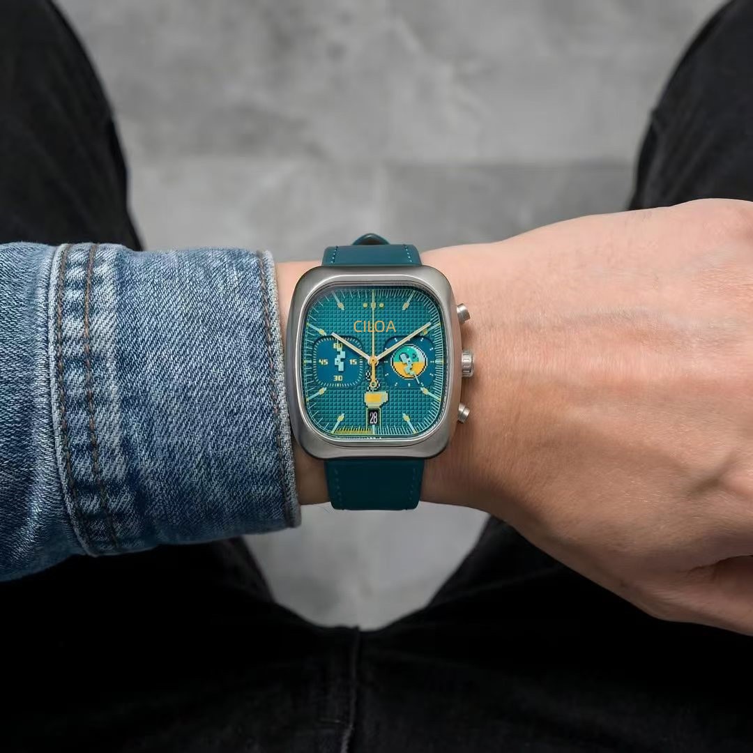 CILOA Classic Retro Square Chr - Smartwatch Square Watches For Men review and price