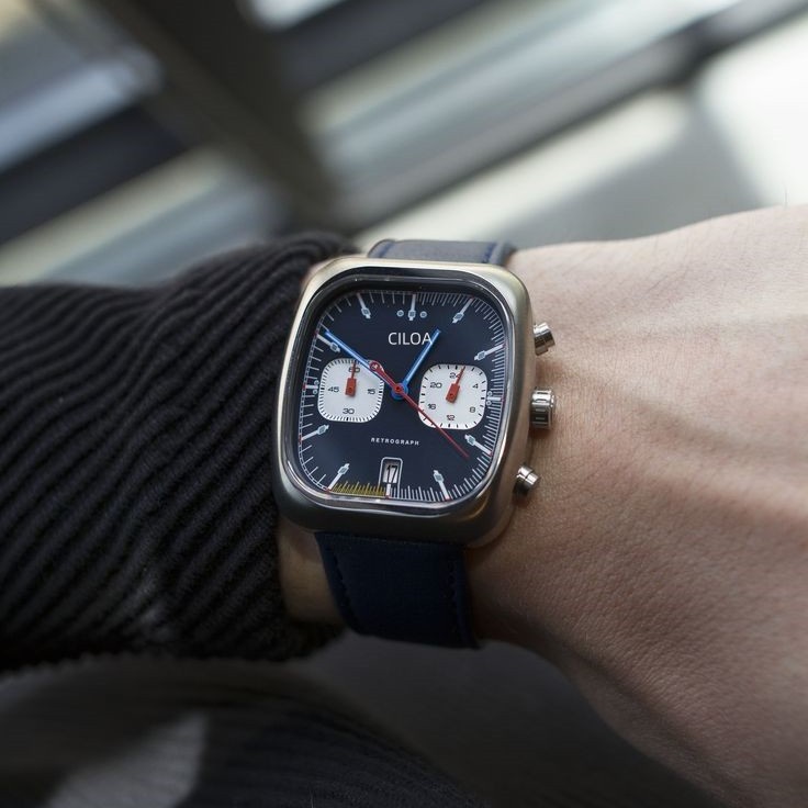 CILOA Classic Retro Square Chr - Smartwatch Square Watches For Men review and price