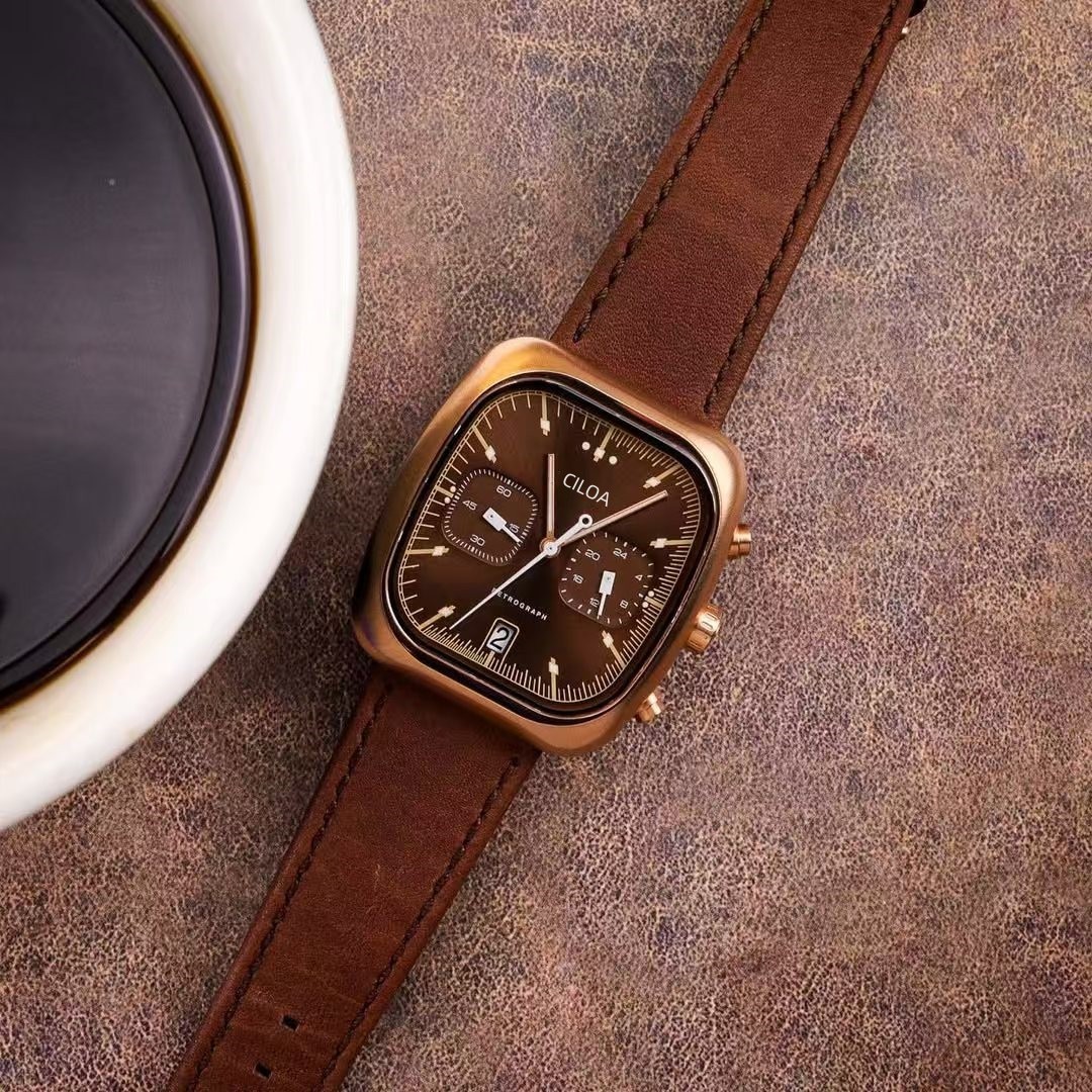 CILOA Classic Retro Square Chr - Smartwatch Square Watches For Men review and price