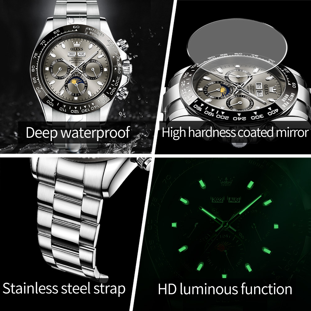 OLEVS 6654 Luxury Mens Watch C - Watches Omega review and price