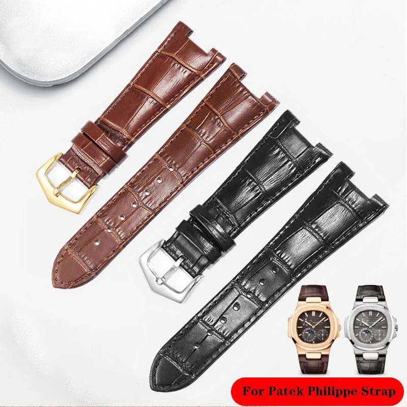 Genuine Leather Watch Strap Fo - Patek Philippe Watch Nautilus review and price