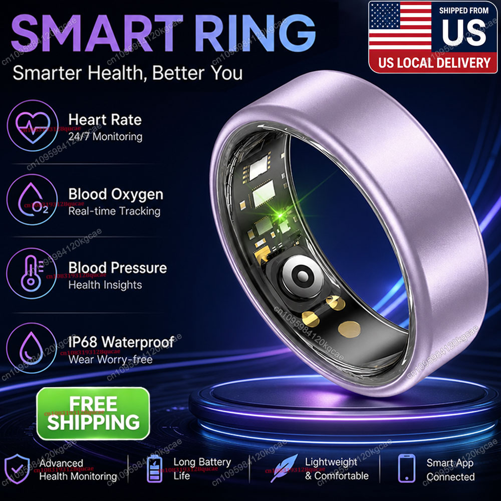 Smart Ring Heart Rate Blood Ox - Smartwatch Sports Watches For Men review and price
