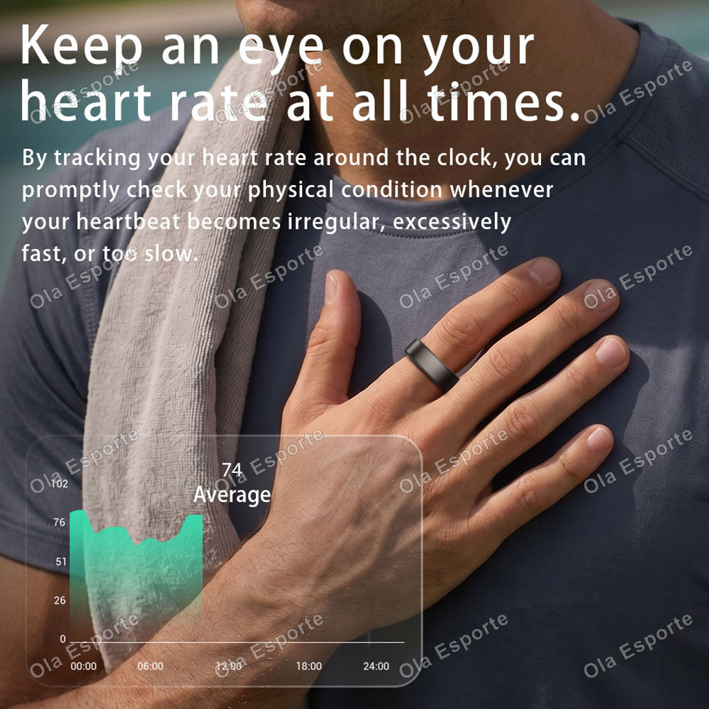 Smart Ring Heart Rate Blood Ox - Smartwatch Sports Watches For Men review and price