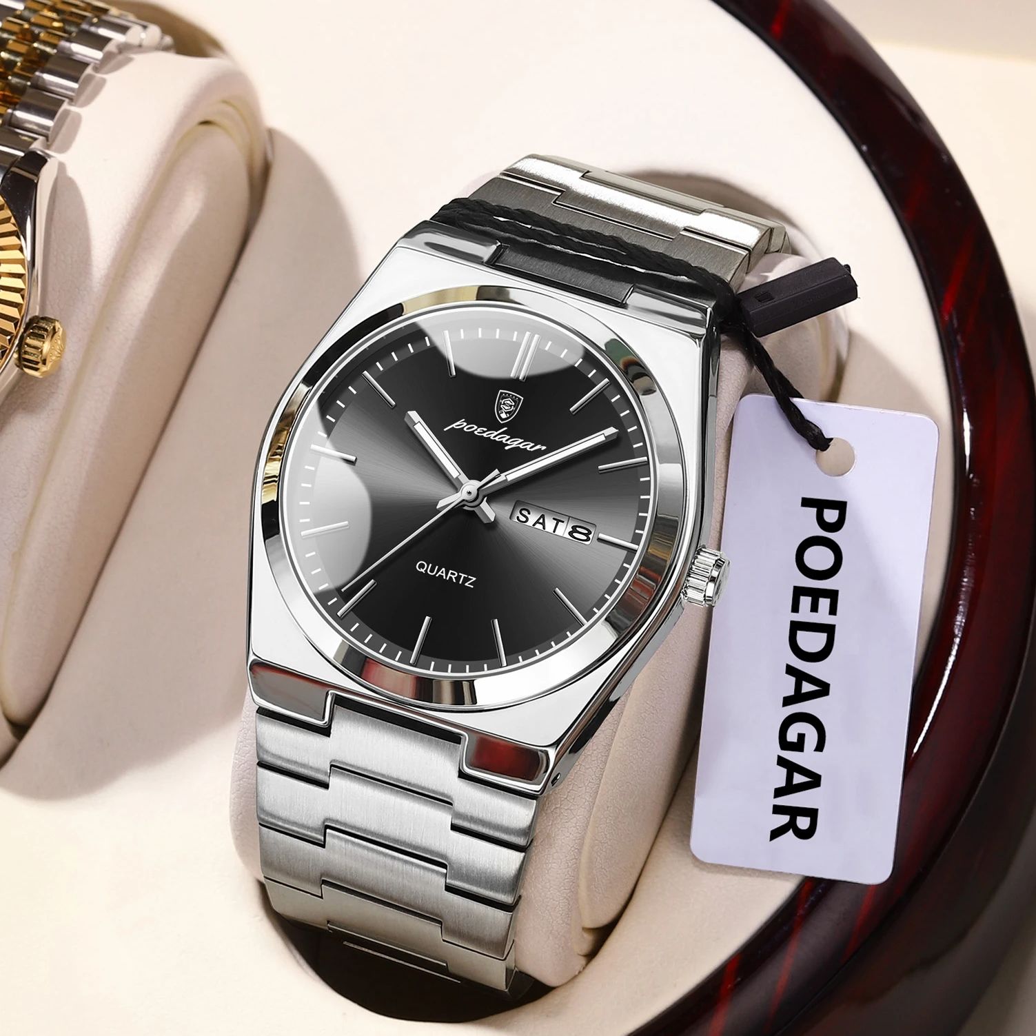 POEDAGAR Luxury Men's Quartz W - Patek Philippe Watch Nautilus review and price