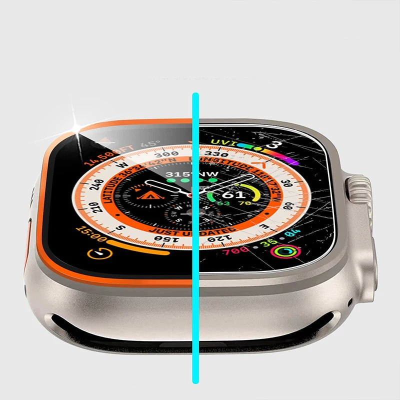 Tempered Glass Film for Apple  - Smartwatch Watches For Women review and price