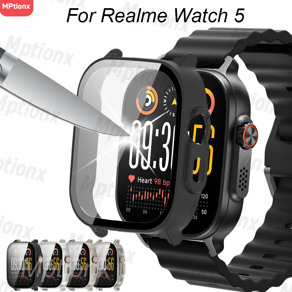 PC Case+Glass for Realme Watch - Watch S Realme review and price