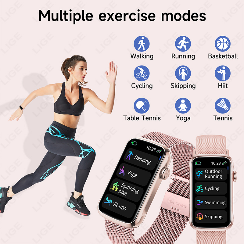 LIGE 1.47'' Smart Watch Women  - Smartwatch Ladies Watches For Women review and price