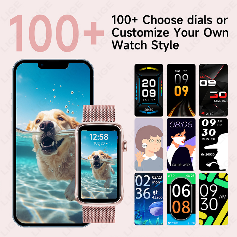 LIGE 1.47'' Smart Watch Women  - Smartwatch Ladies Watches For Women review and price