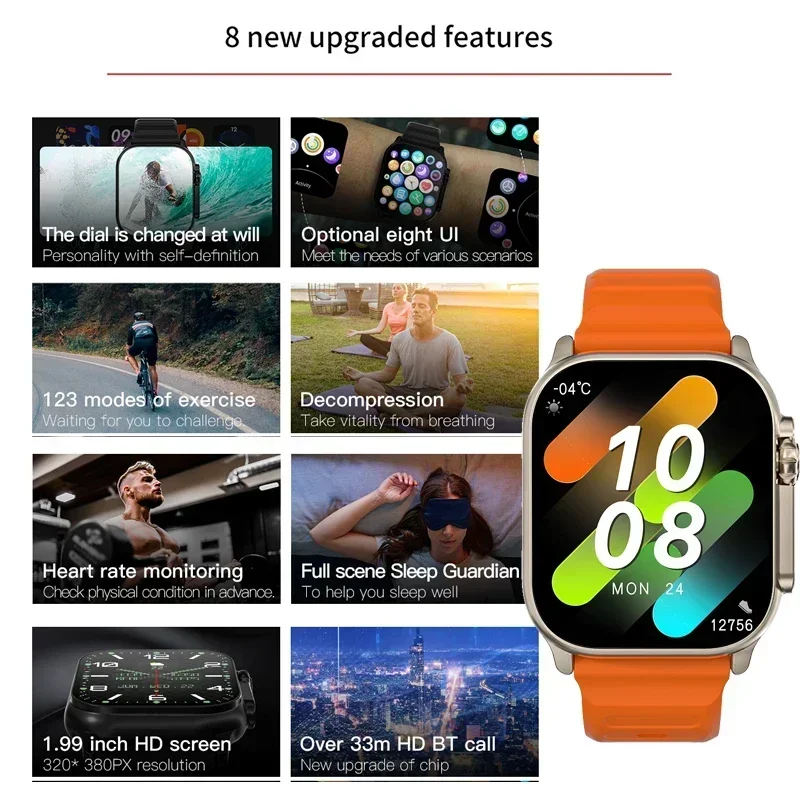New Series 9 Watch PK HK8 PRO  - Smartwatch New Watches For Women review and price