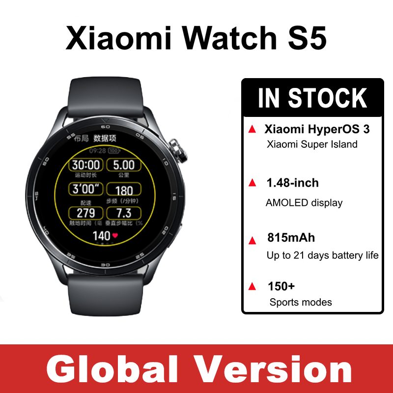 Global Version Xiaomi Watch S5 - Timex Watches Smartwatch review and price