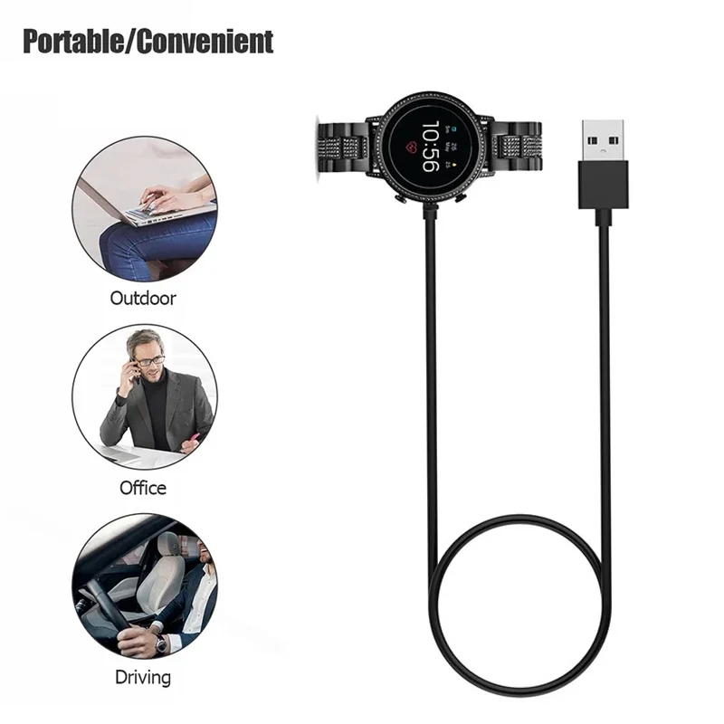 1M USB Magnetic Fast Charger D - Fossil Watches Smartwatch Gen 5 review and price