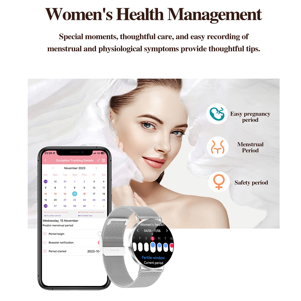 KM88 Women Smartwatch Fashion  - Smartwatch Ladies Watches For Women review and price