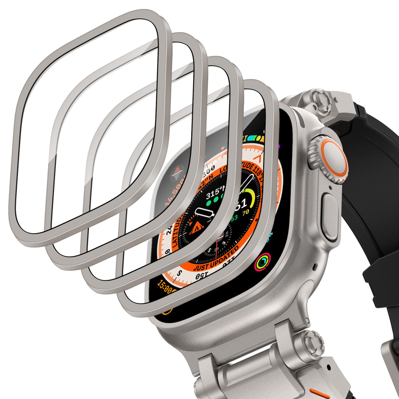 Aluminium Alloy Case+Tempered  - Smartwatch Watches For Women review and price
