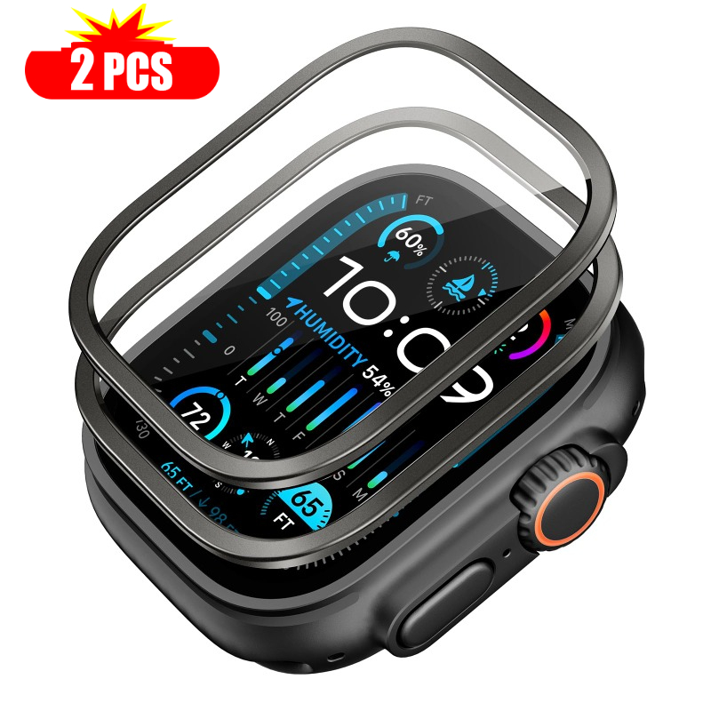 2pcs Tempered Glass for Apple  - Smartwatch Watches For Women review and price