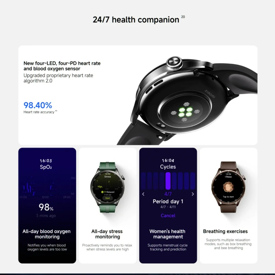 Global Version Xiaomi Watch S5 - Timex Watches Smartwatch review and price
