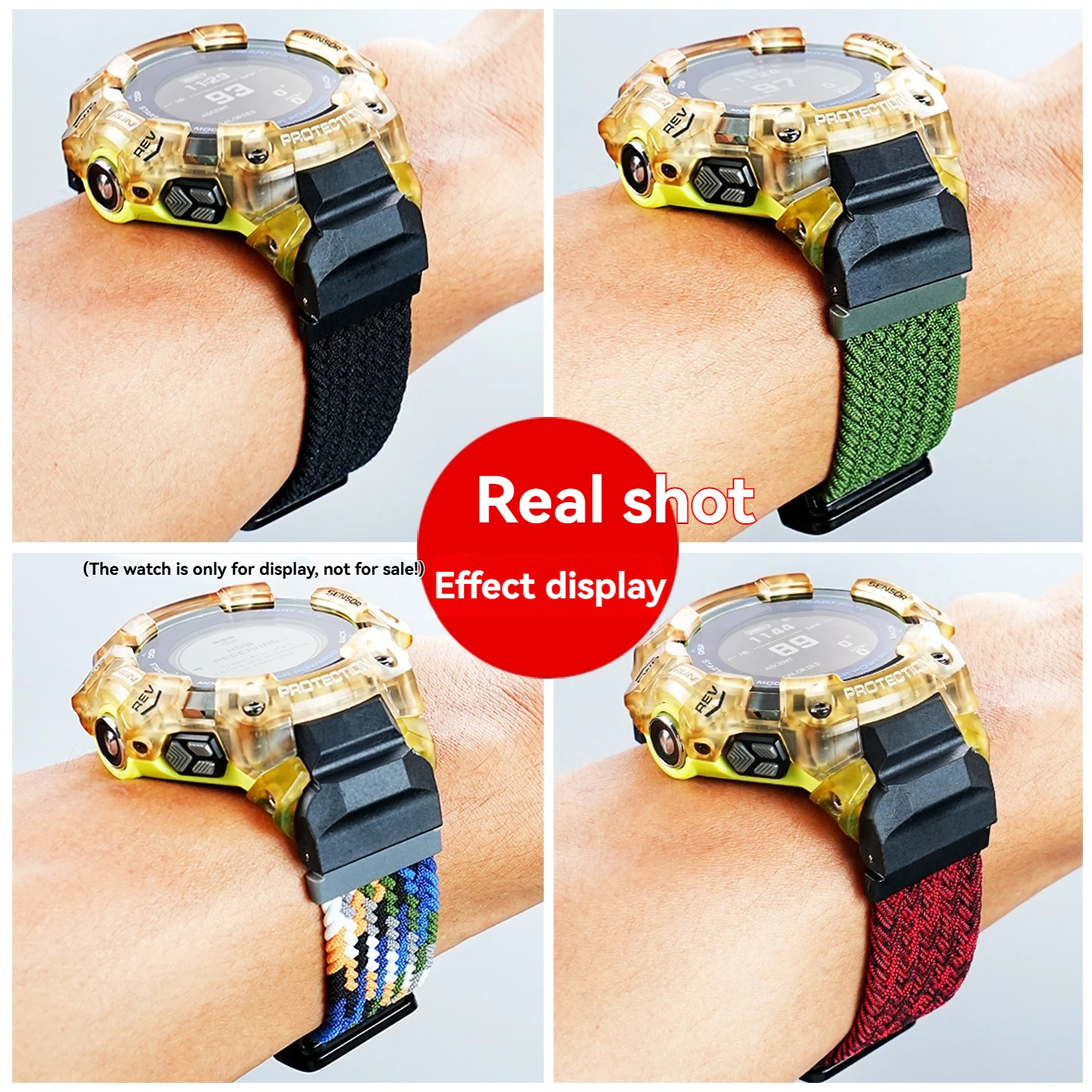 GBD H1000 Elastic Nylon Watchb - Casio Watches Smartwatch review and price