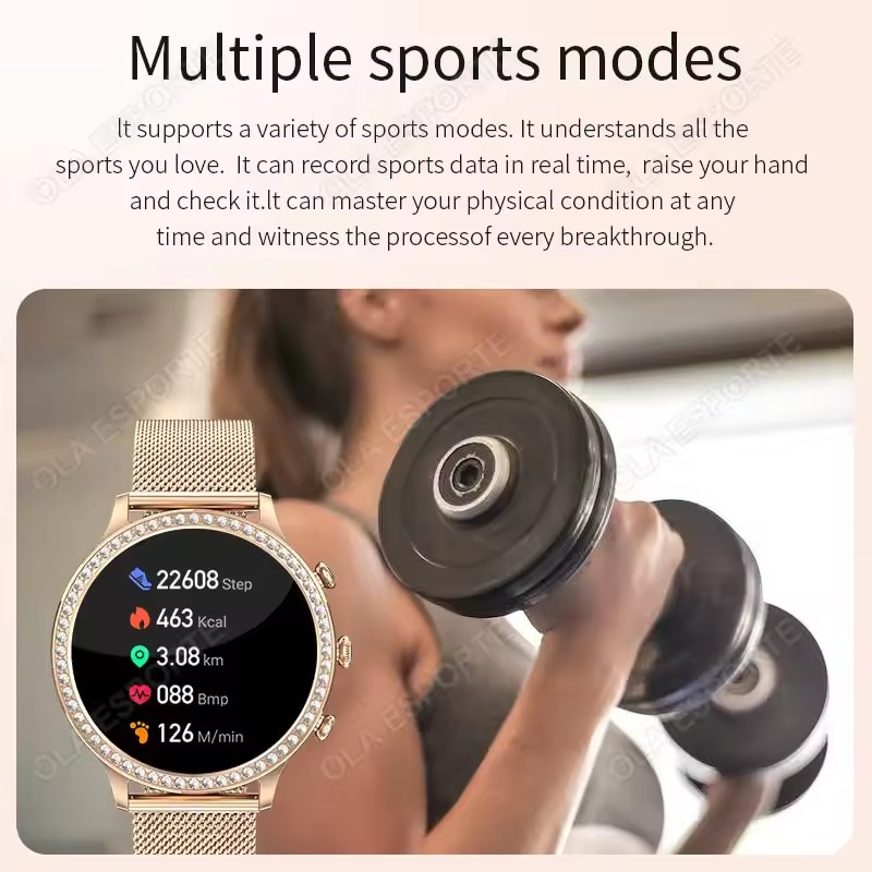 Elegant Ladies' Smartwatch Blu - Smartwatch Health Watches review and price