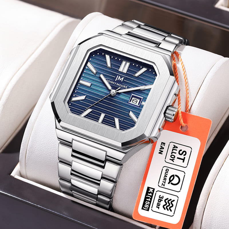 JONNY MOORE K1050 Fashion Luxu - Smartwatch Square Watches For Men review and price