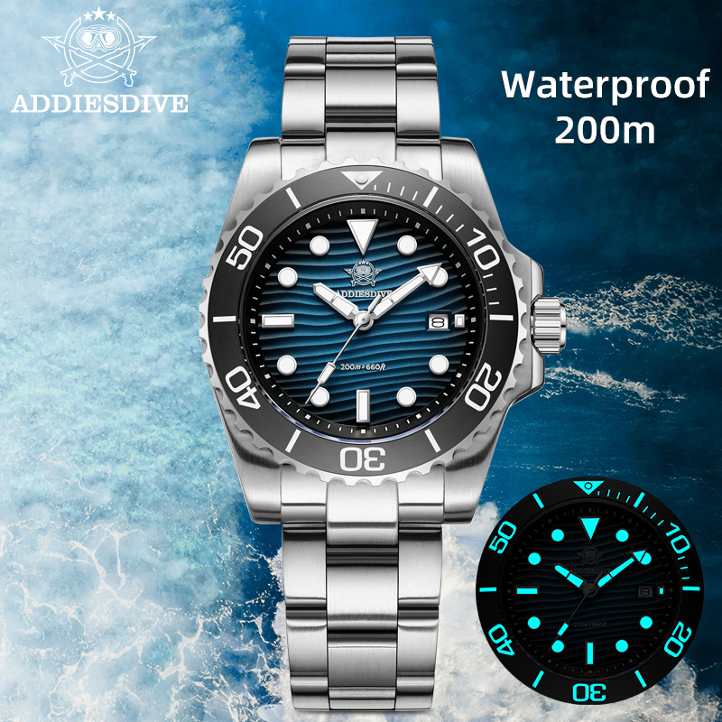 ADDIESDIVE Men's 2115 Quartz W - Waterproof Diving Watch review and price