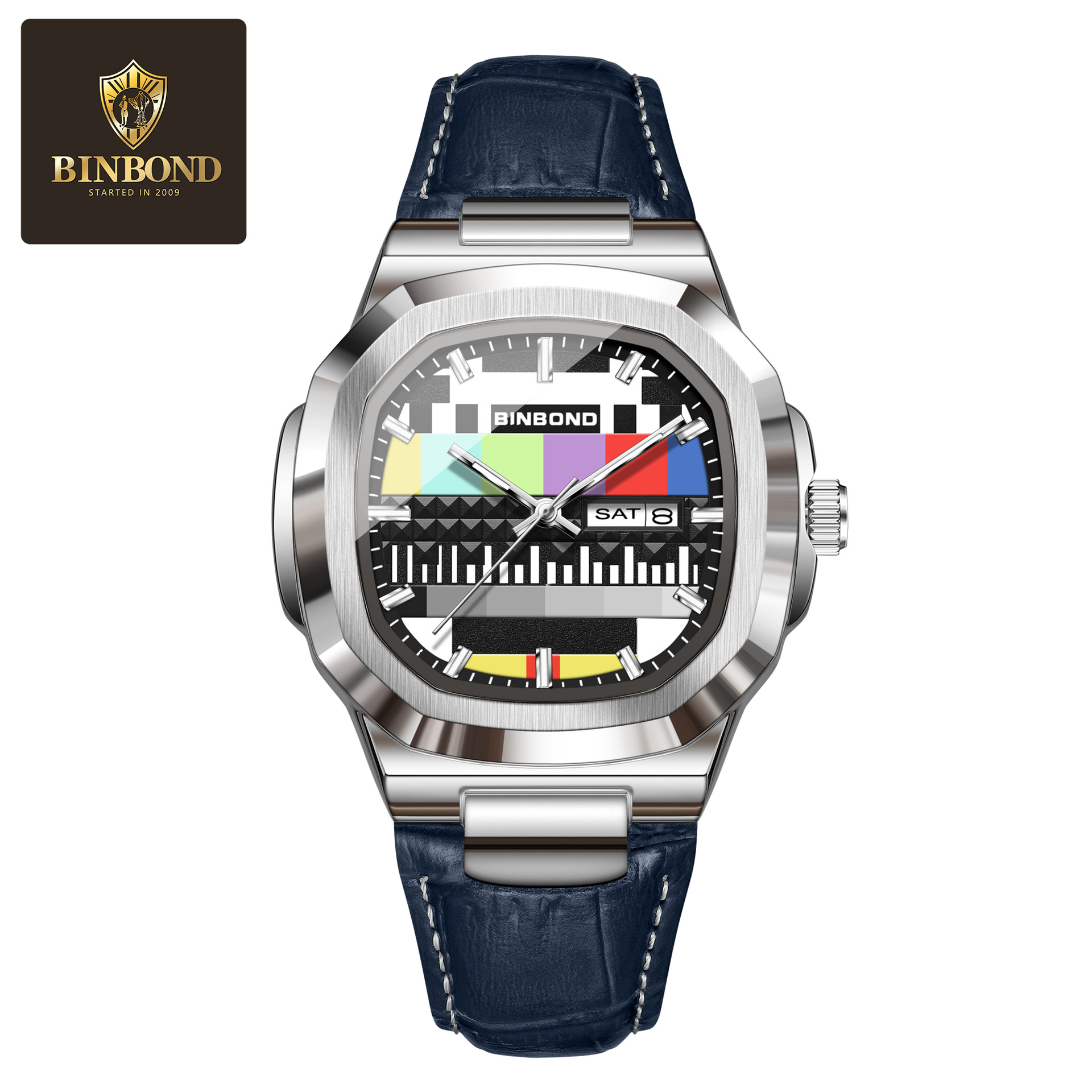 BINBOND  Genuine Square Watch  - Smartwatch Square Watches For Men review and price